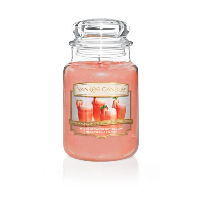 Yankee Candle White Strawberry Bellini - Large Jar0